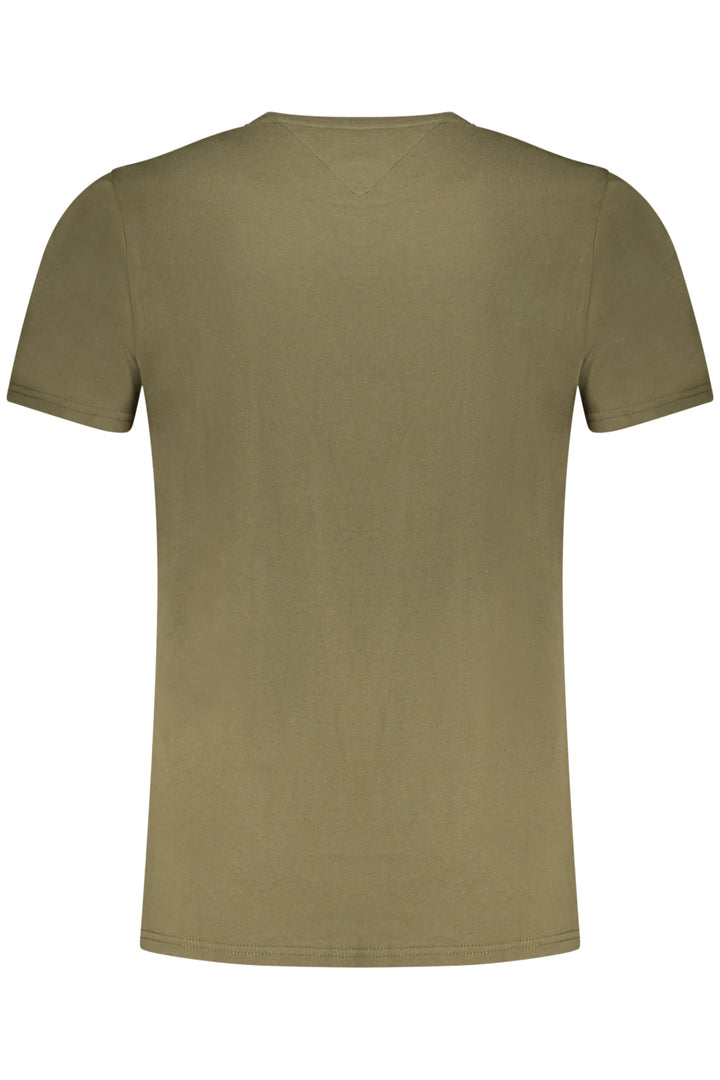 TOMMY HILFIGER MEN&#39;S SHORT-SLEEVED T-SHIRT GREEN