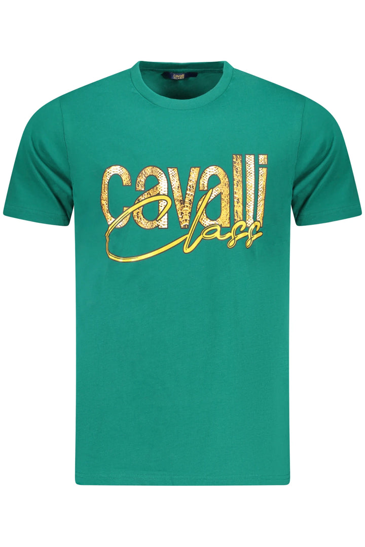 CAVALLI CLASS SHORT SLEEVE T-SHIRT MEN GREEN