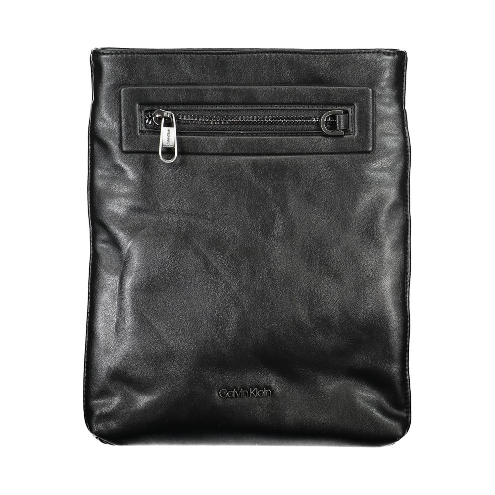 Sac à bandoulière noir élégant Calvin Klein avec détails contrastés