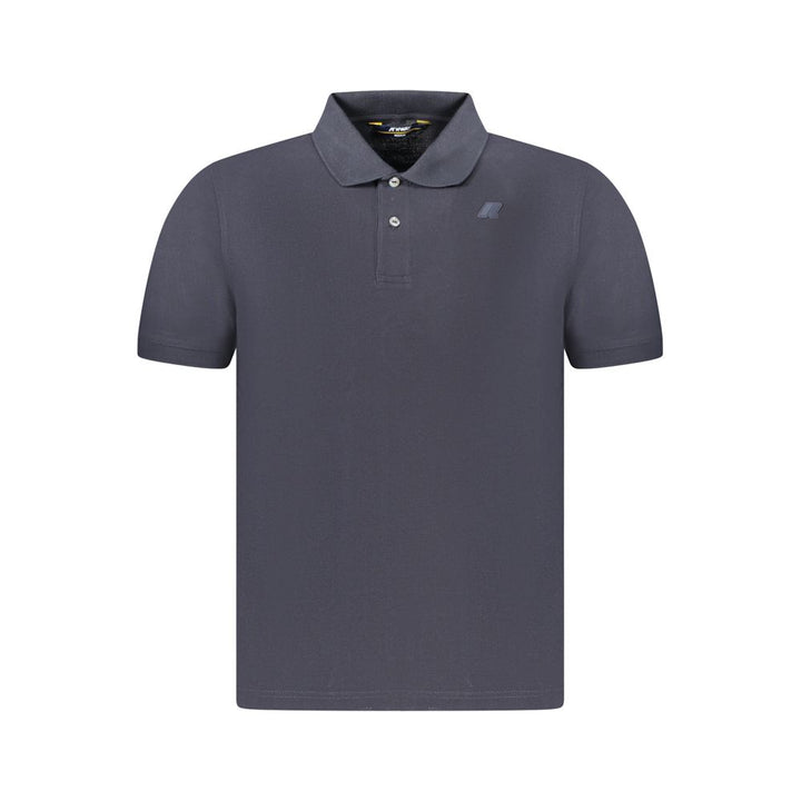 K-WAY Blue Cotton Men Polo Shirt