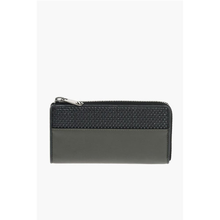 Ermenegildo Zegna EZ LUXURY leather continental wallet with zip closure