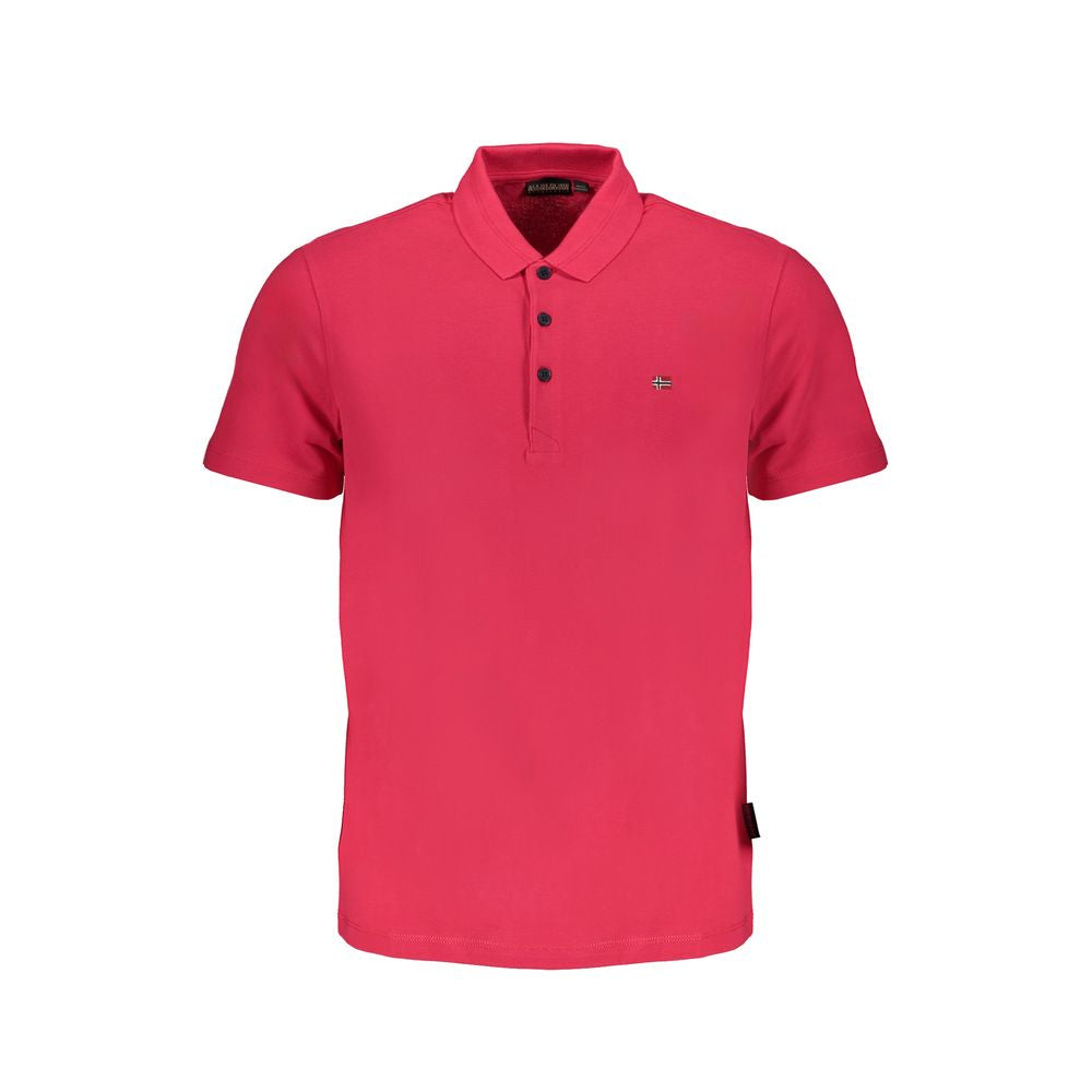Napapijri Poloshirt aus Baumwolle, Rosa