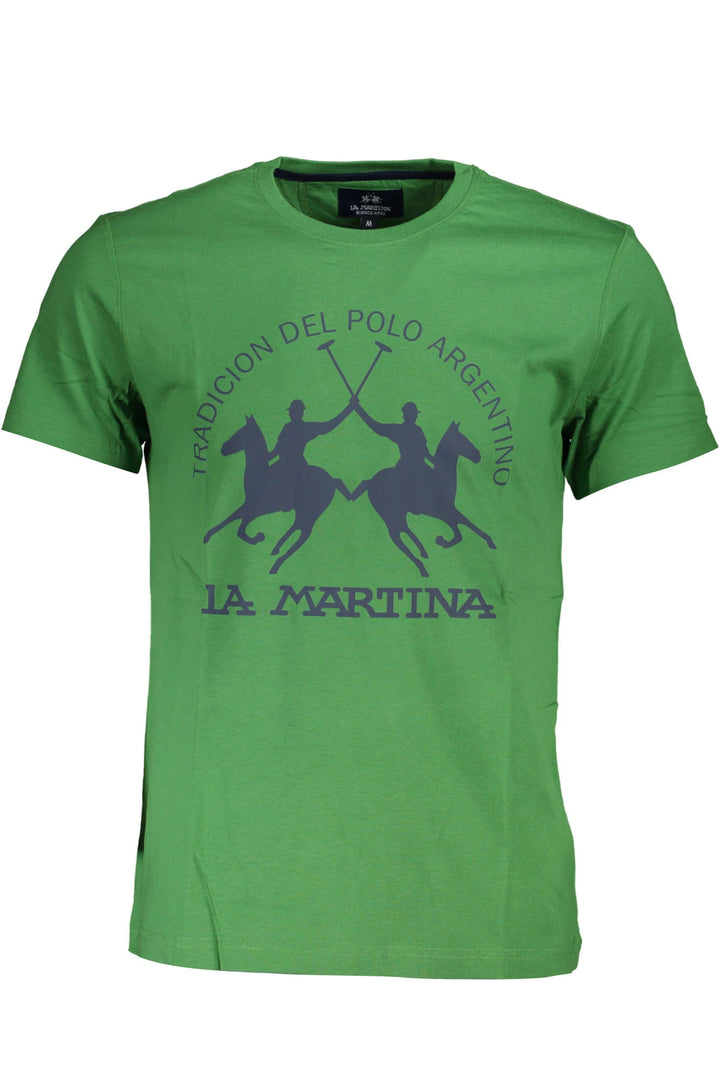 LA MARTINA MEN&#39;S SHORT SLEEVE T-SHIRT GREEN