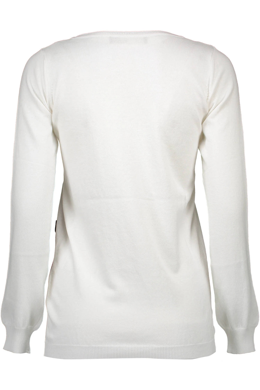 LOVE MOSCHINO WHITE WOMAN SWEATER