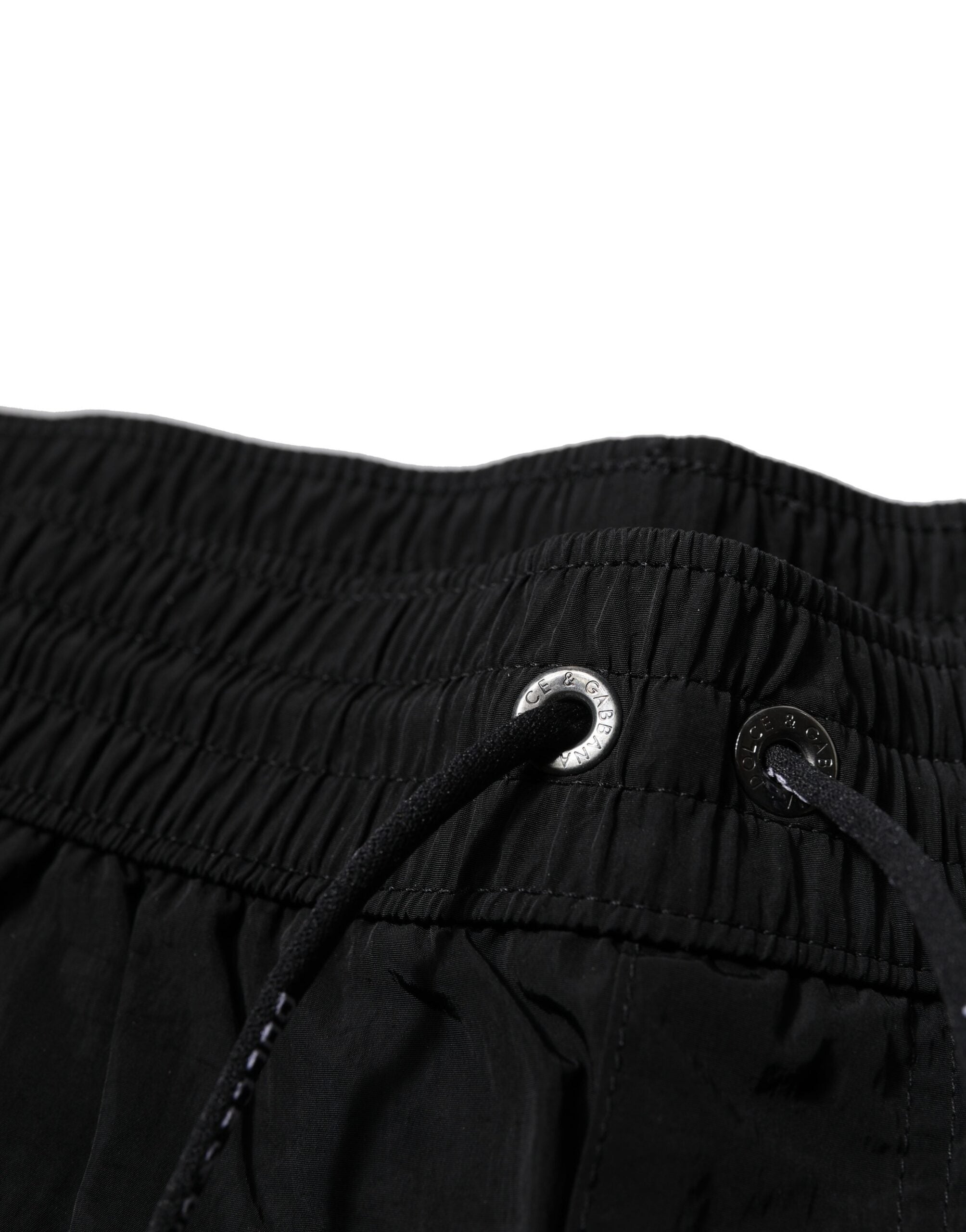 Dolce &amp; Gabbana Schwarze Polyester-Strandmode für Herren