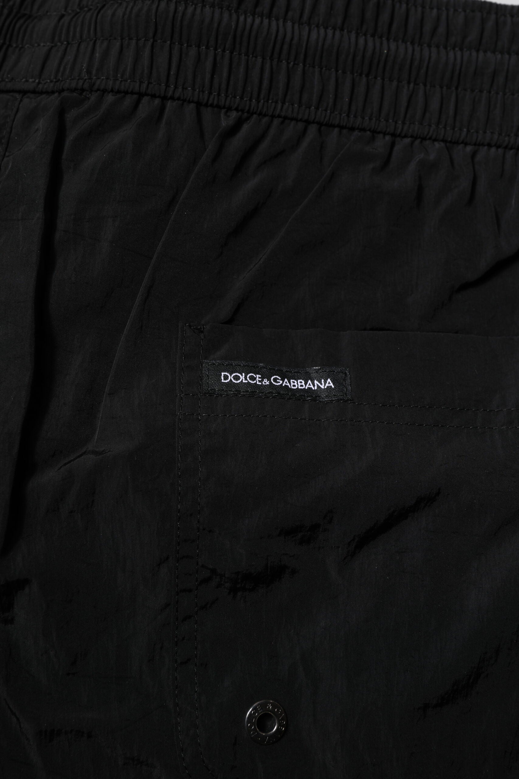 Dolce &amp; Gabbana Schwarze Polyester-Strandmode für Herren