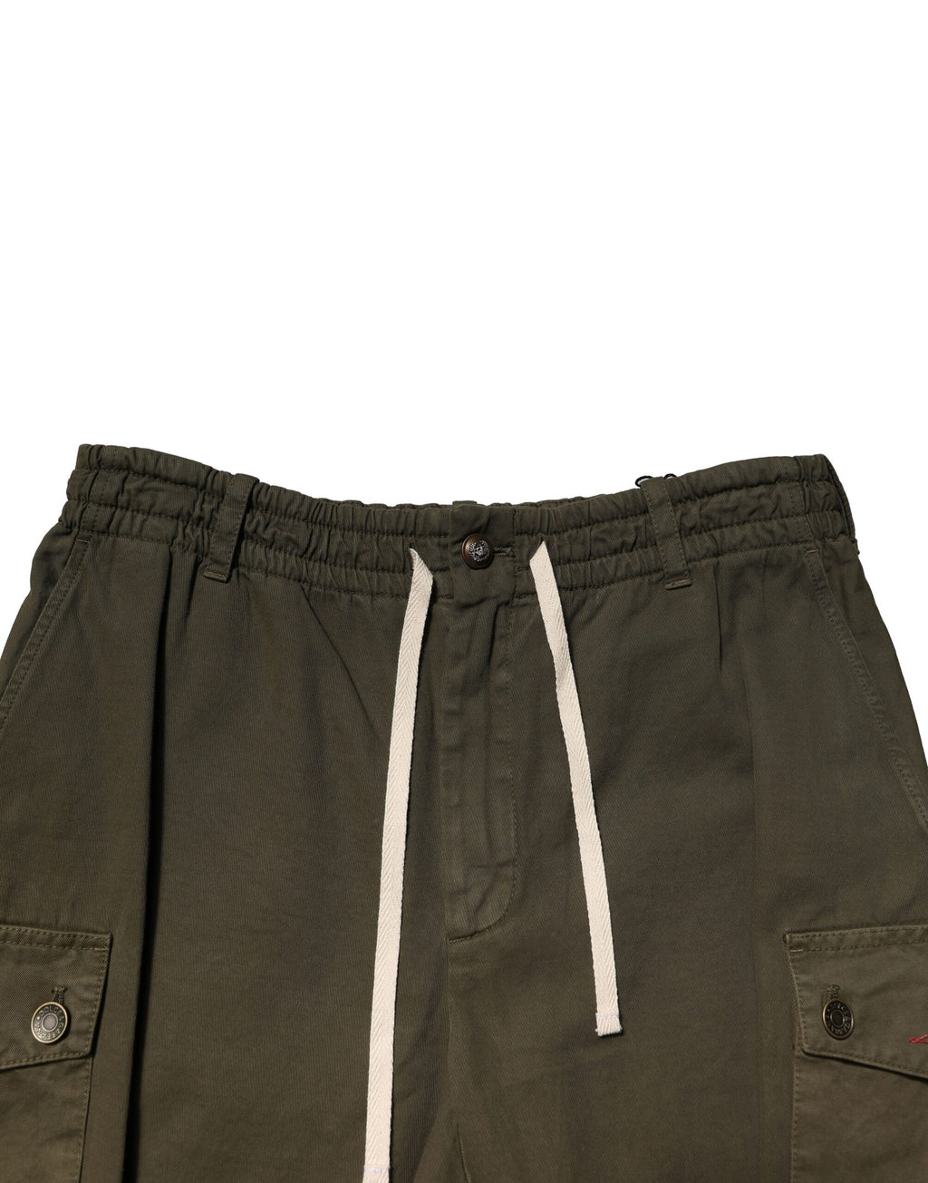 Dolce &amp; Gabbana – Braune Cargohose aus Baumwolle mit Kordelzug