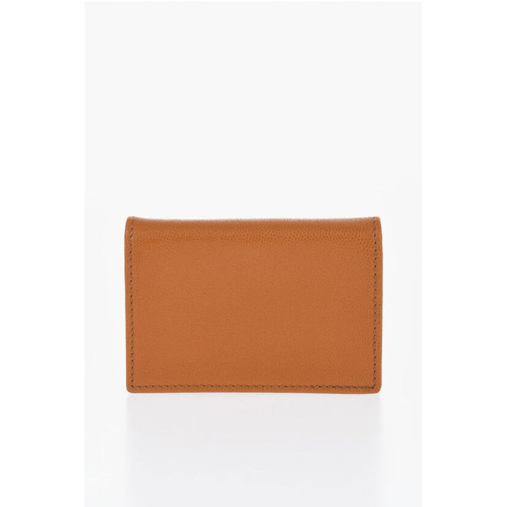 Corneliani Saffiano Leather Bifold Card Holder