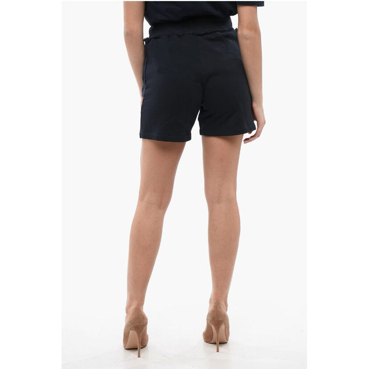 Woolrich Brushed Cotton Shorts with Embroidered Logo