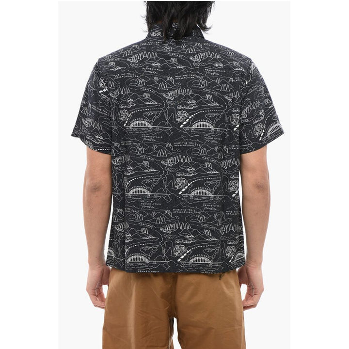 Woolrich Allover Print Short Sleeved Shirt