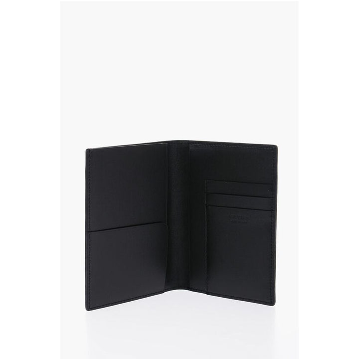 Neil Barrett Leather FAIR-ISLE THUNDERBOLT Passport Holder
