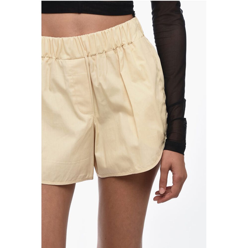 Cotton Shorts with Elastic Waistband