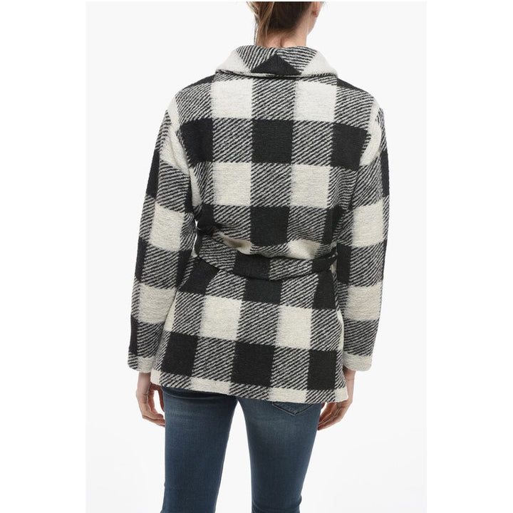 Woolrich ARCHIVE Double-breasted Plaid Check Coat