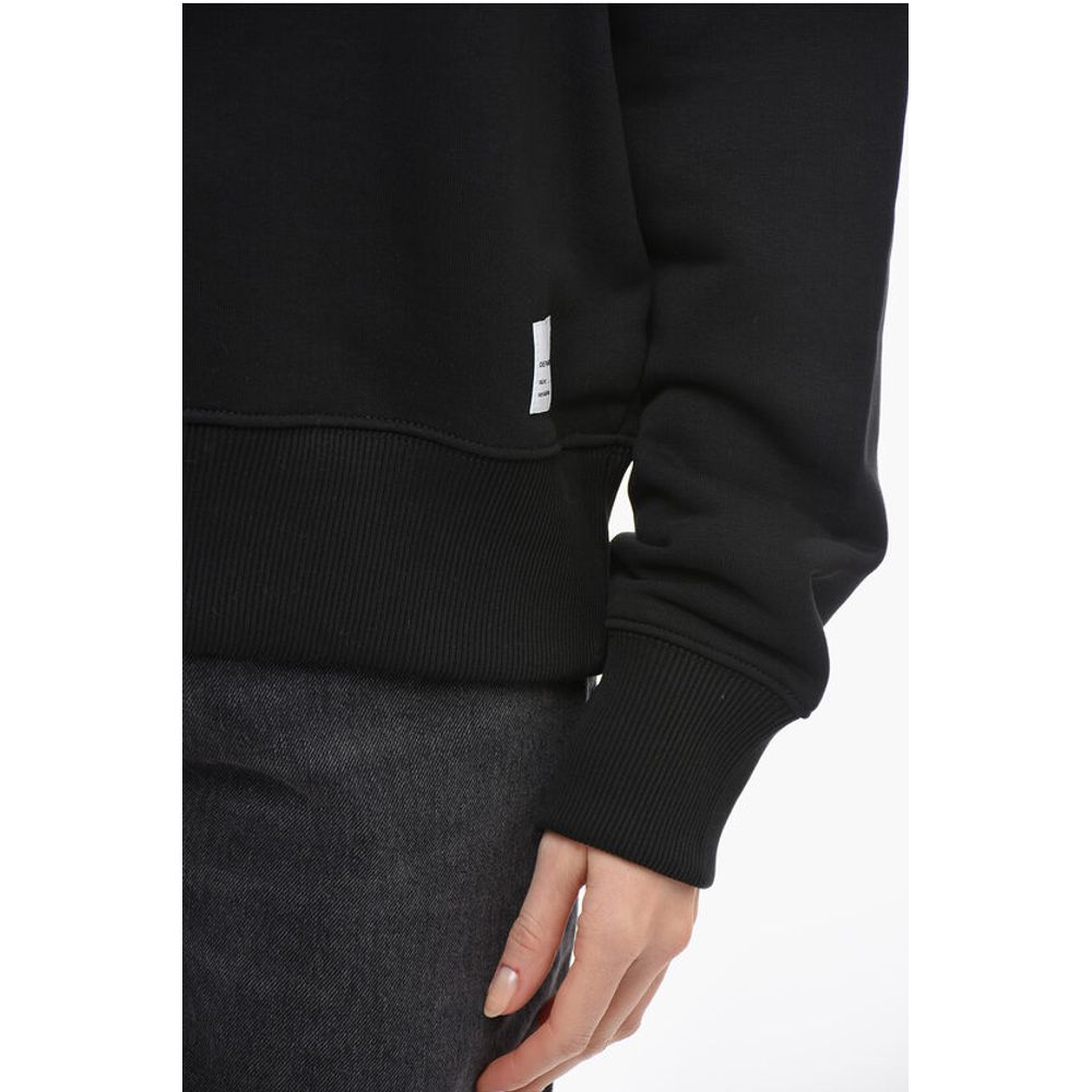 Department 5 Fleeced Cotton Oversized WESTIN Crew-neck Sweatshirt