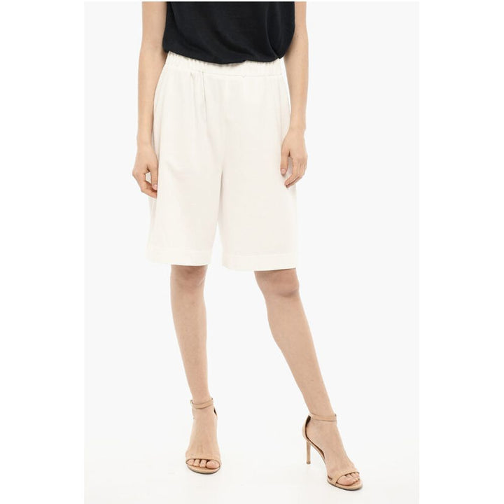 Woolrich Cotton Shorts with Patch