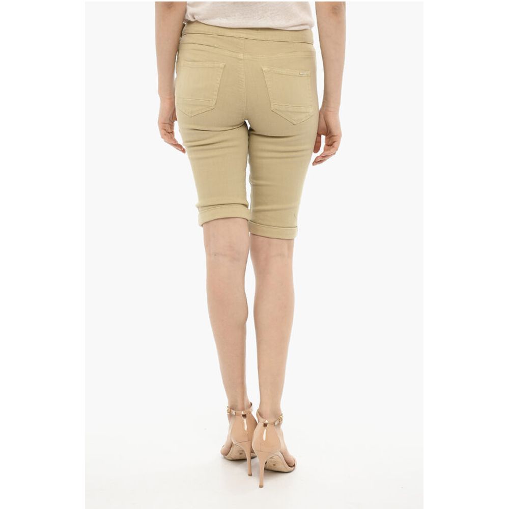 Woolrich Cuffed Hem Shorts with Golden-Closure