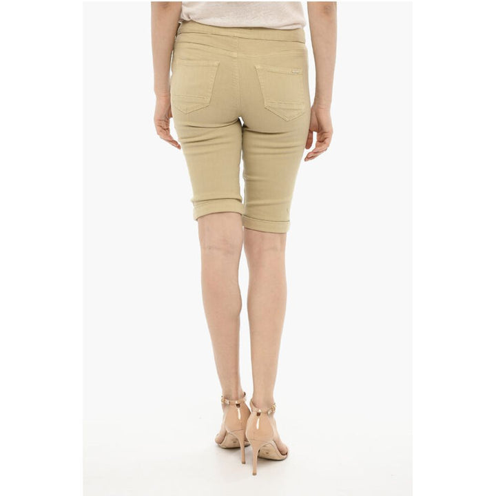 Woolrich Cuffed Hem Shorts with Golden-Closure
