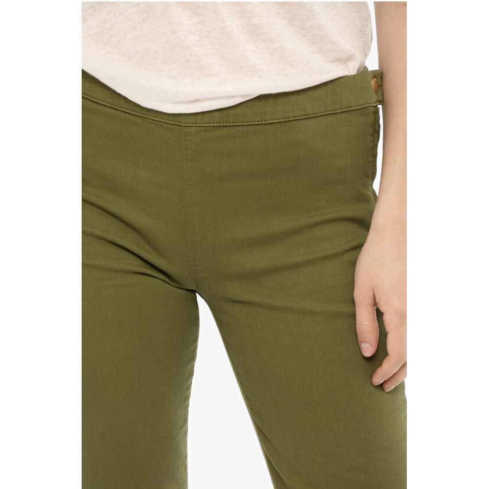 Woolrich Cuffed Hem Shorts with Golden-Closure