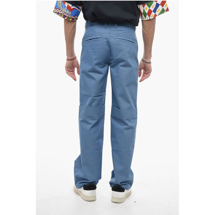We11done Straight Leg Pants with Belt Loops