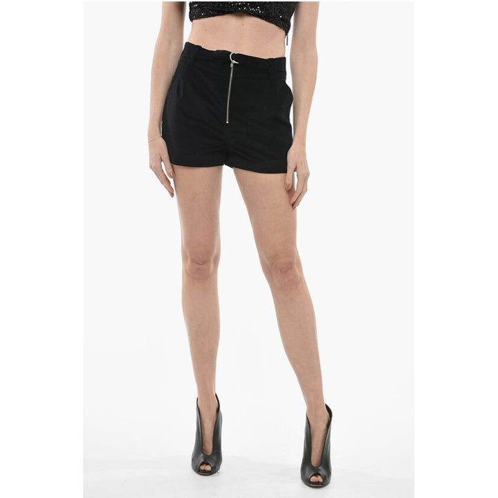 Capasa Velvet Shorts with Belt