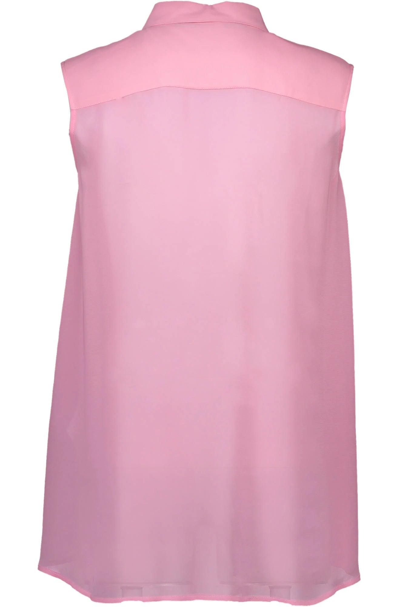 LOVE MOSCHINO SLEEVELESS SHIRT WOMEN PINK