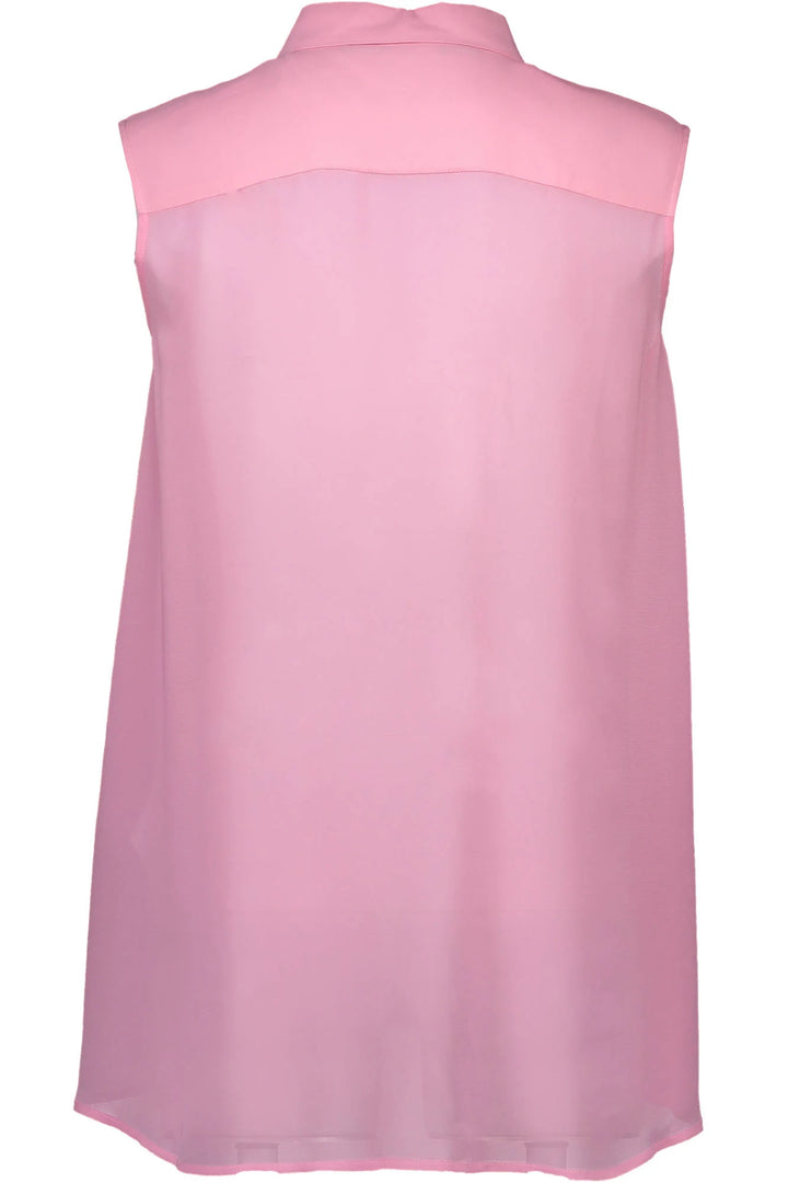 LOVE MOSCHINO SLEEVELESS SHIRT WOMEN PINK