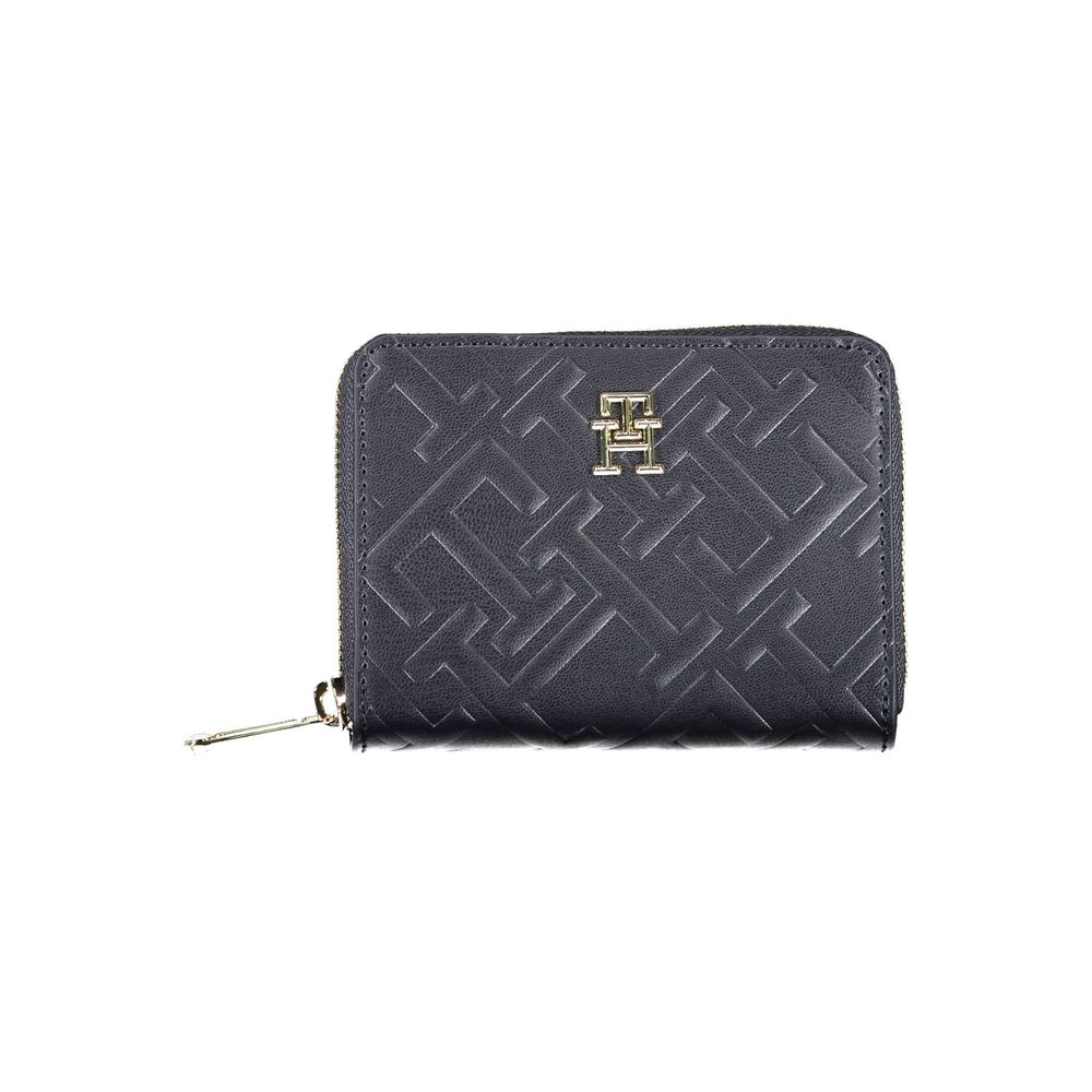 Portefeuille femme Tommy Hilfiger en polyéthylène bleu