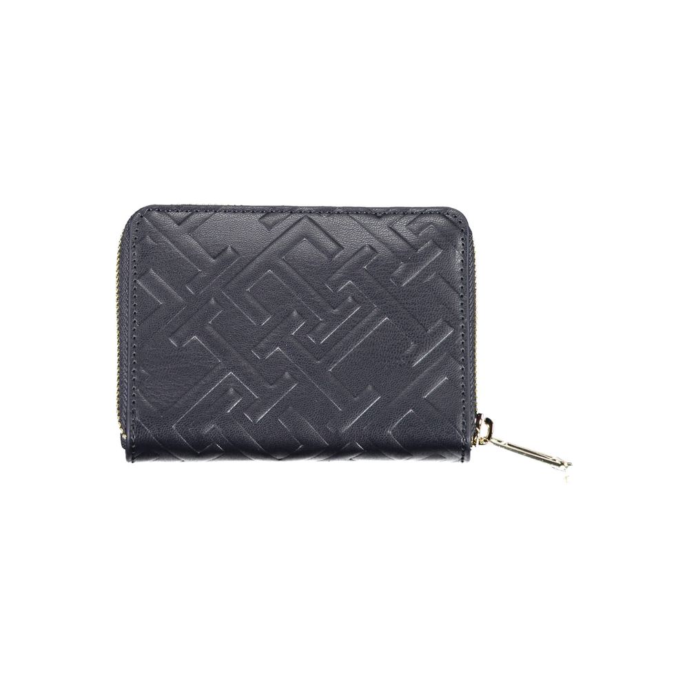 Portefeuille femme Tommy Hilfiger en polyéthylène bleu