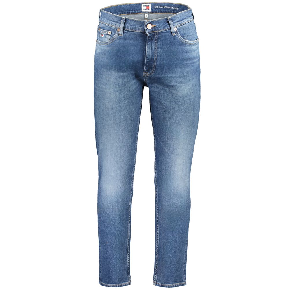 Jean et pantalon en coton bleu Tommy Hilfiger
