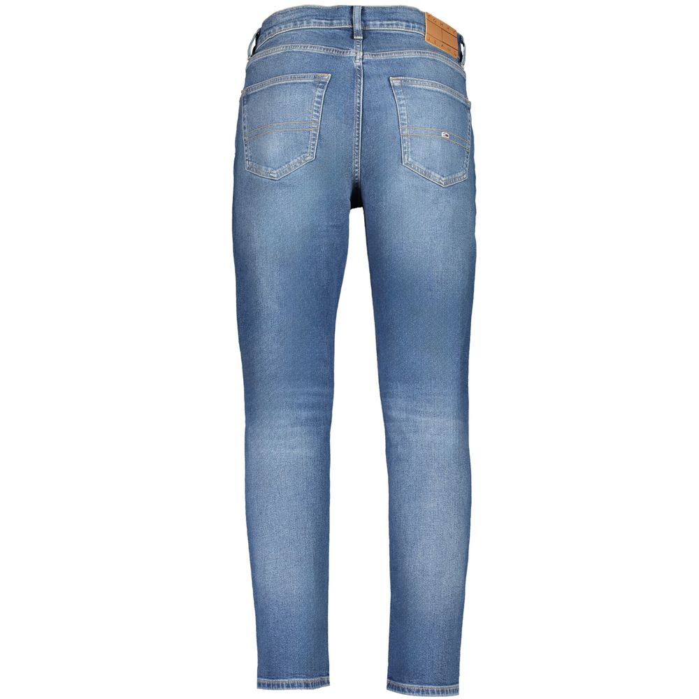 Jean et pantalon en coton bleu Tommy Hilfiger