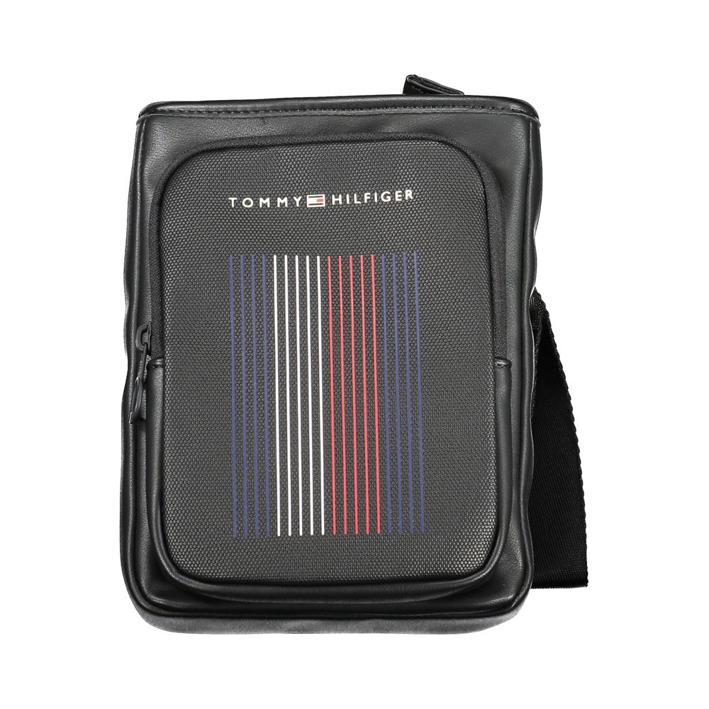 Sac à bandoulière en polyéthylène noir Tommy Hilfiger