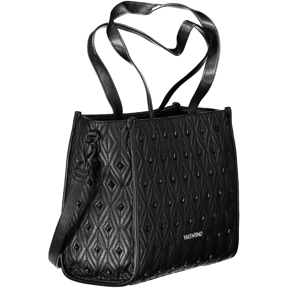 Mario Valentino Schwarze Polyethylen-Damenhandtasche