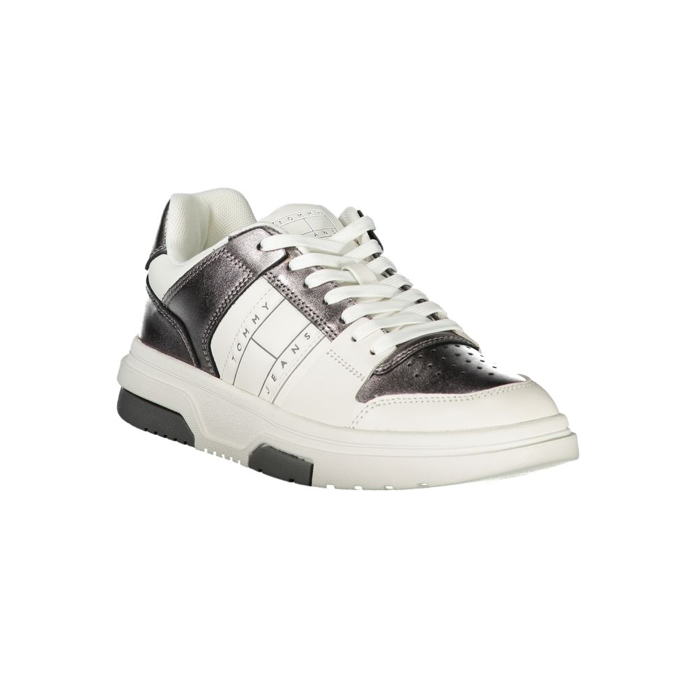 Tommy Hilfiger – Weiße Polyethylen-Sneaker für Damen