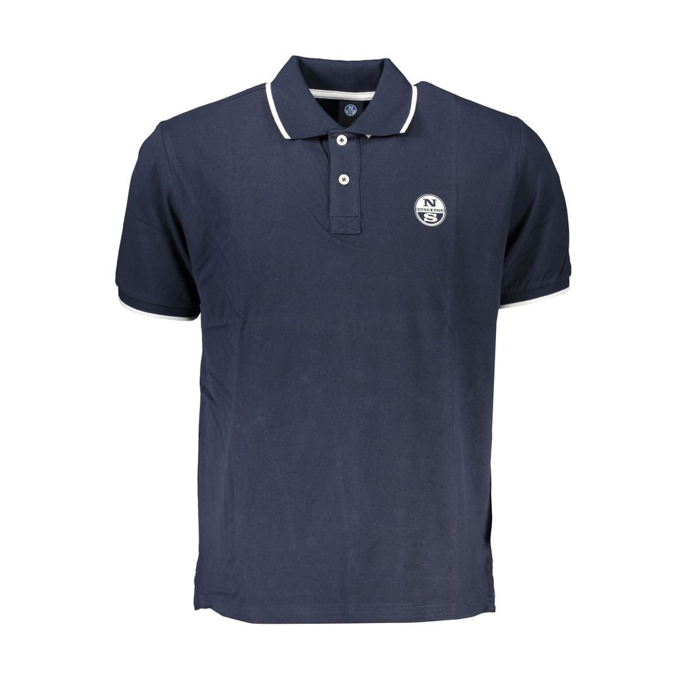 Blaues Poloshirt aus Baumwolle von North Sails