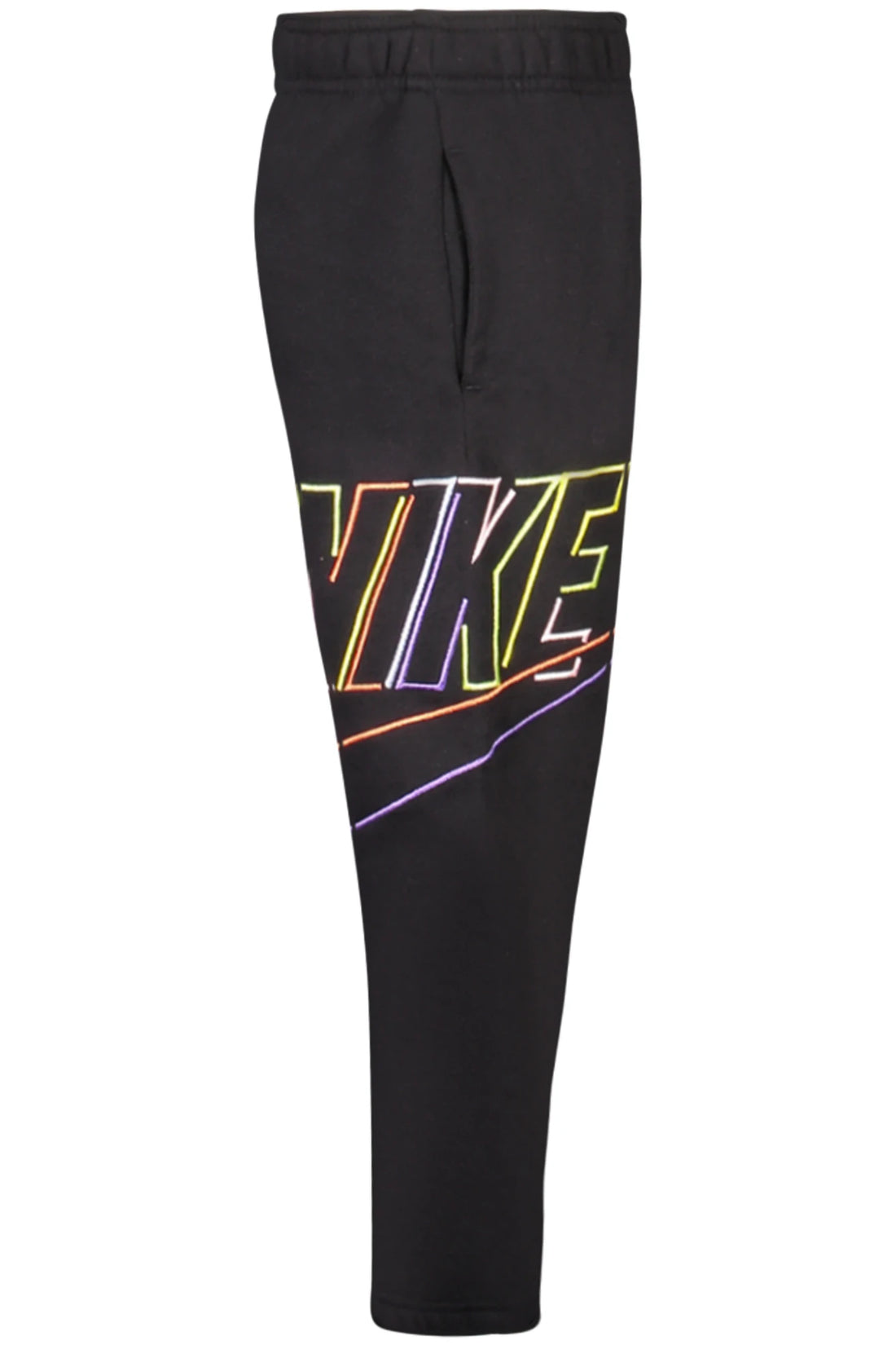 NIKE KIDS&#39; BLACK LONG TRACK PANTS