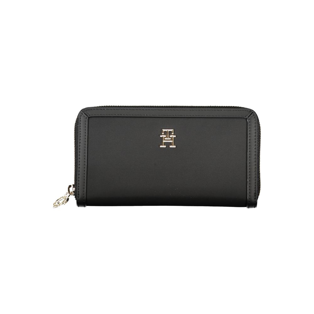 Portefeuille multi-compartiments noir chic Tommy Hilfiger