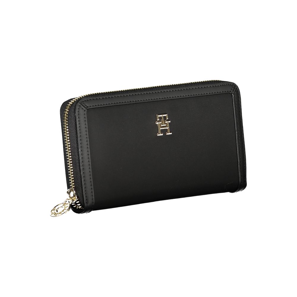 Portefeuille multi-compartiments noir chic Tommy Hilfiger