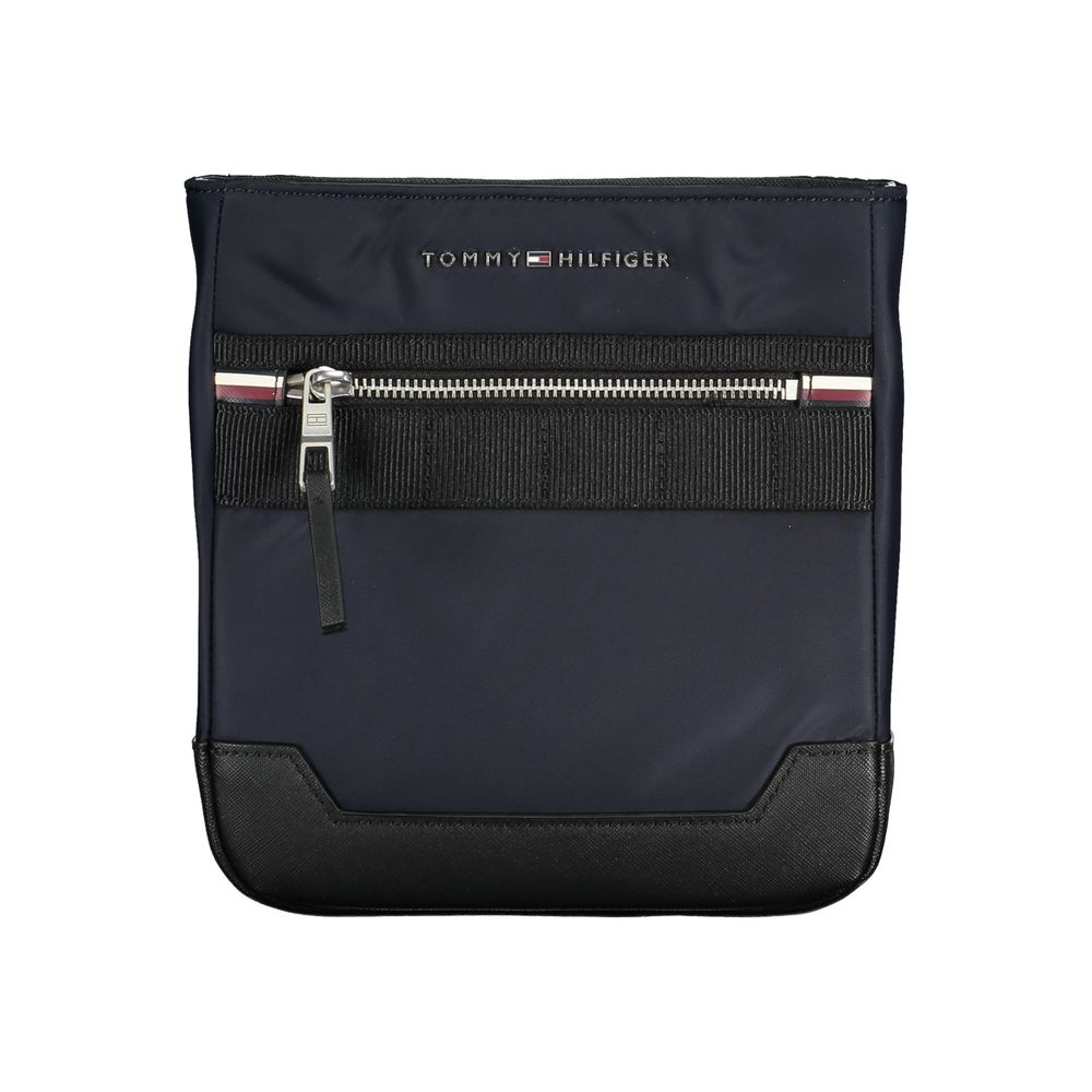Sac bandoulière Tommy Hilfiger bleu élégant avec détails contrastés