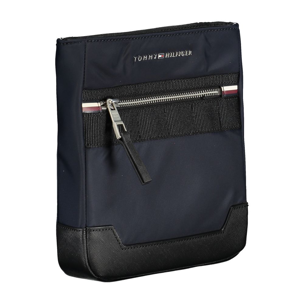 Sac bandoulière Tommy Hilfiger bleu élégant avec détails contrastés
