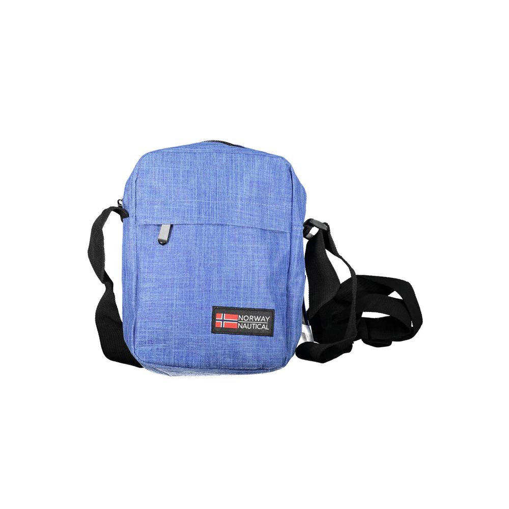 Sac à bandoulière bleu en polyester, Norvège 1963