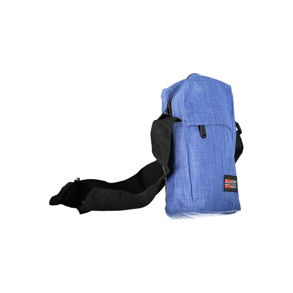 Sac à bandoulière bleu en polyester, Norvège 1963