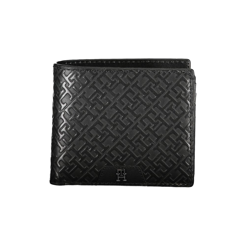 Portefeuille élégant en cuir Tommy Hilfiger avec porte-monnaie