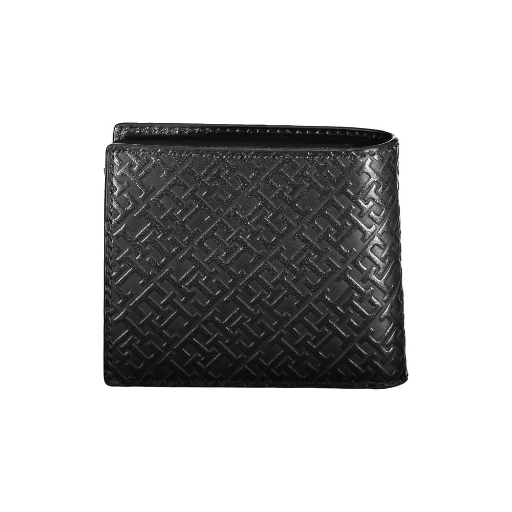 Portefeuille élégant en cuir Tommy Hilfiger avec porte-monnaie