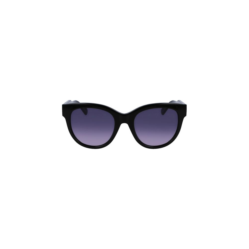 Lunettes de soleil Liu Jo en cuir de veau noir pour femme