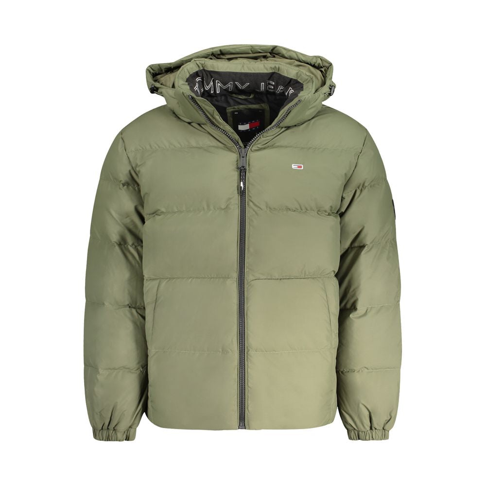 Tommy Hilfiger – Grüne Polyesterjacke für Herren