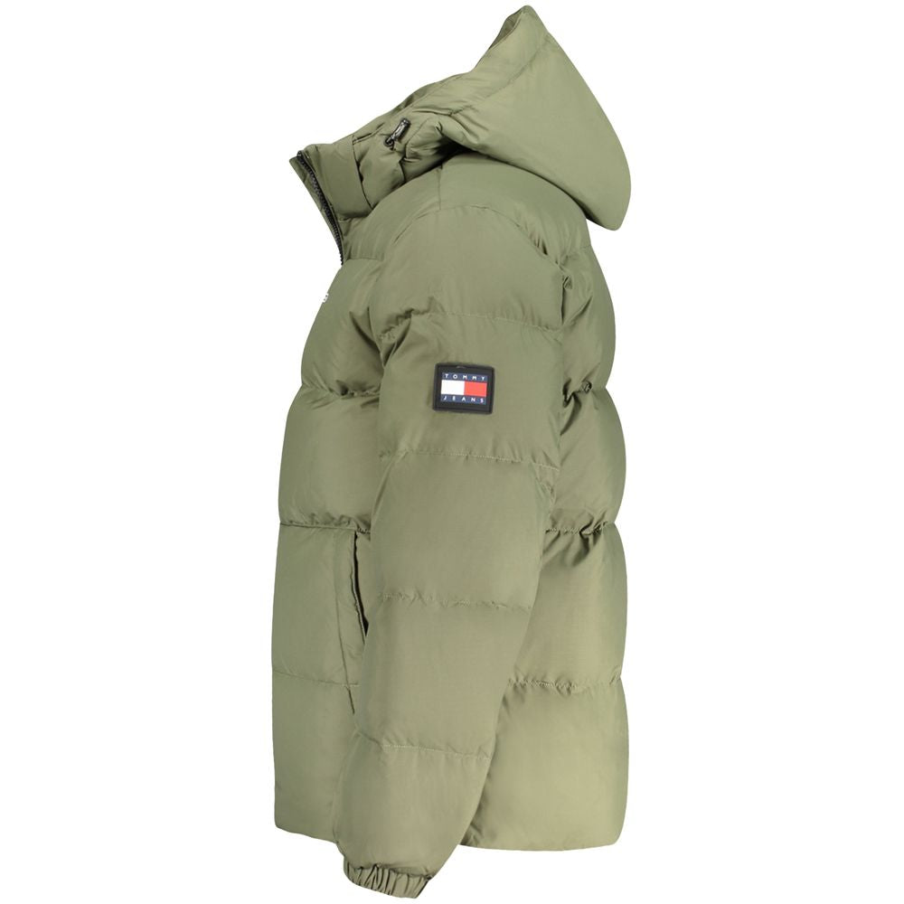 Tommy Hilfiger – Grüne Polyesterjacke für Herren