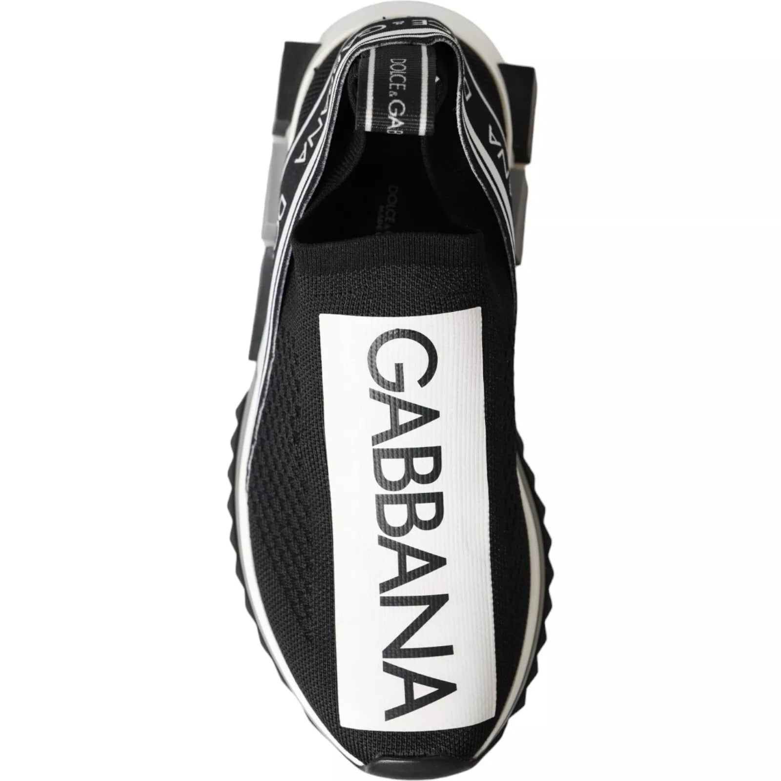 Baskets Sorrento noires et blanches Dolce &amp; Gabbana