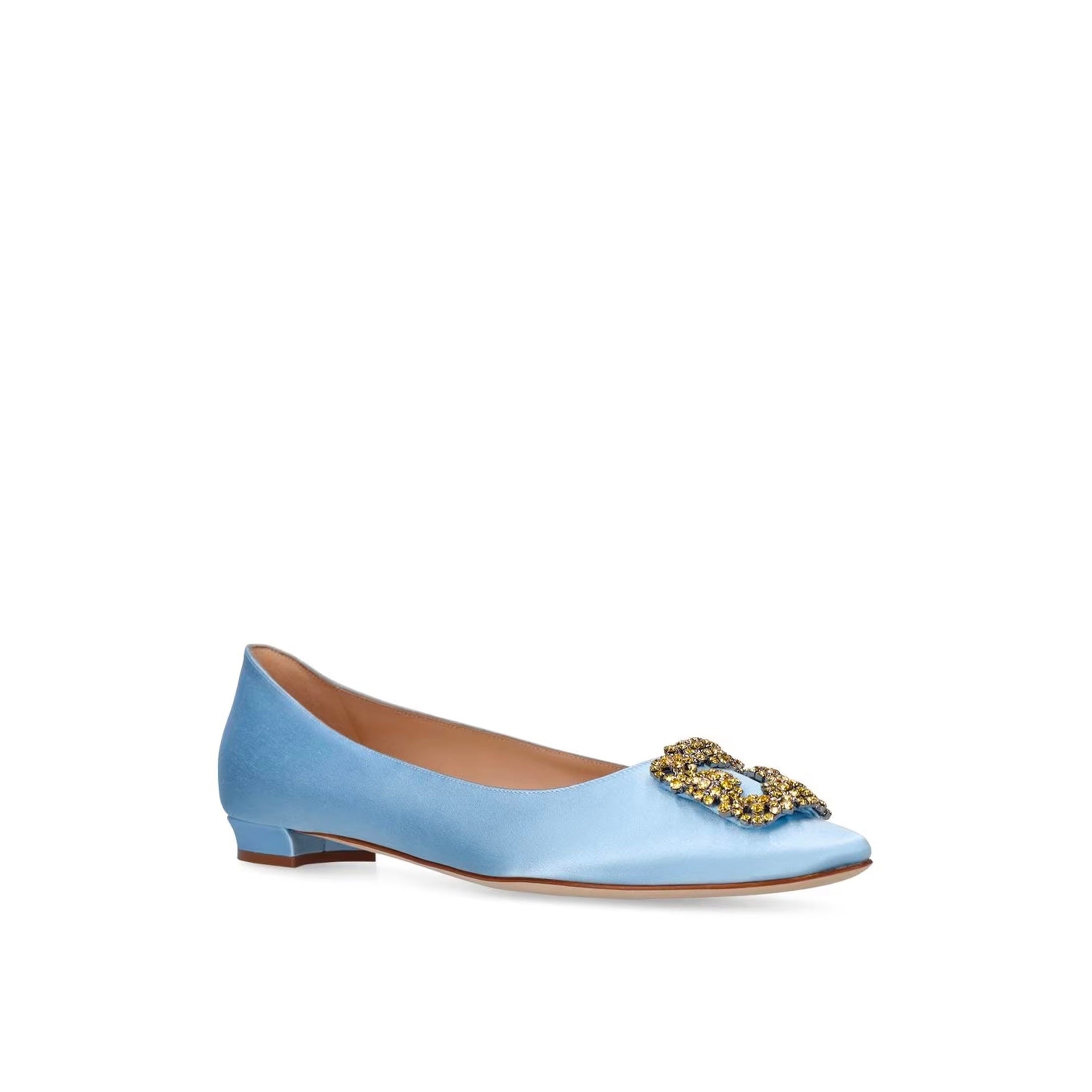 Manolo Blahnik Hangisi Flats - WOMEN SHOES - MANOLO BLAHNIK - Tluxy New