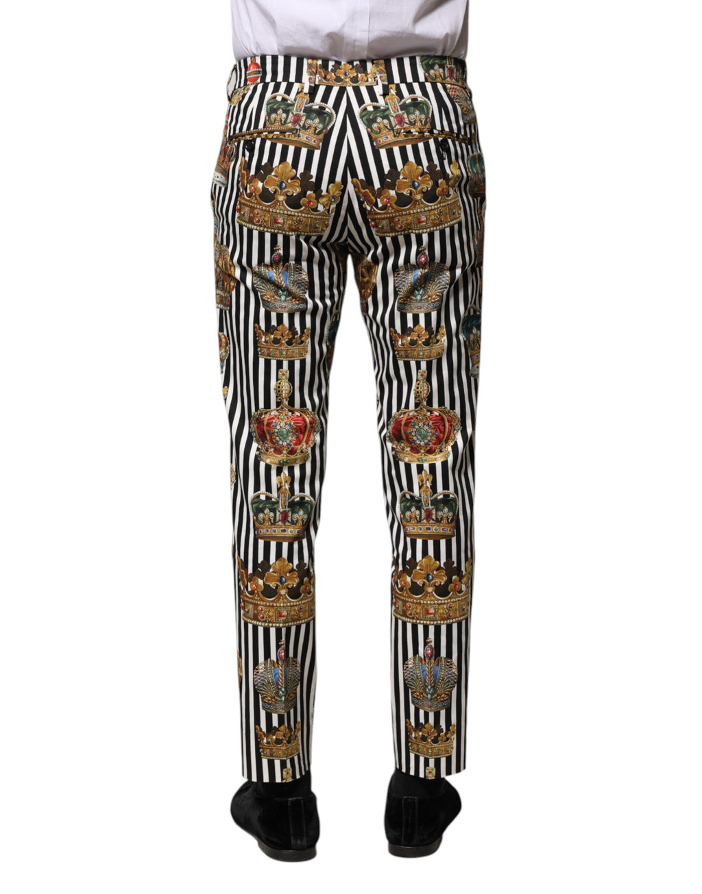 Dolce &amp; Gabbana Mehrfarbig gestreifte Kronenhose