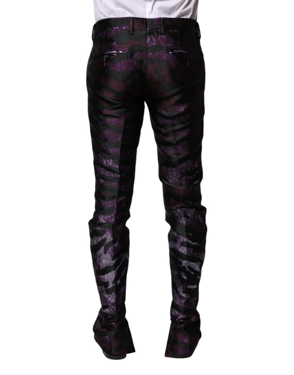 Dolce &amp; Gabbana Mehrfarbige gemusterte Hose aus Polyester